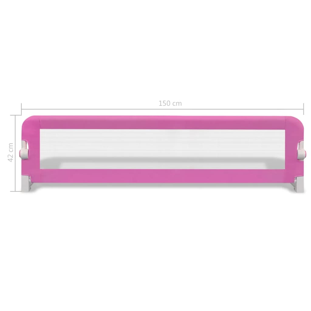 Kinderbedhekjes 2 st 150x42 cm roze is nu te koop bij PeponiXL, paradijselijk wonen!