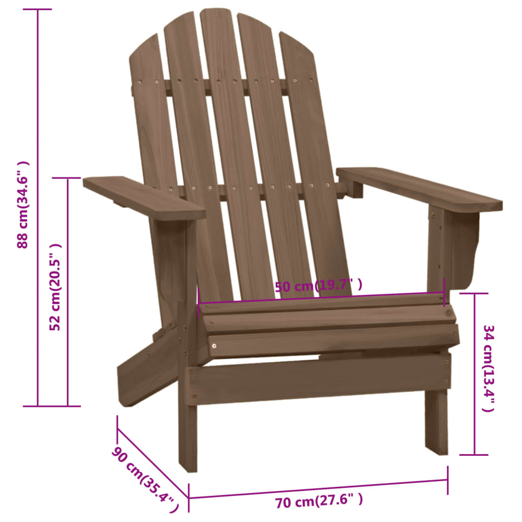 Tuinstoel hout bruin is nu te koop bij PeponiXL, paradijselijk wonen!