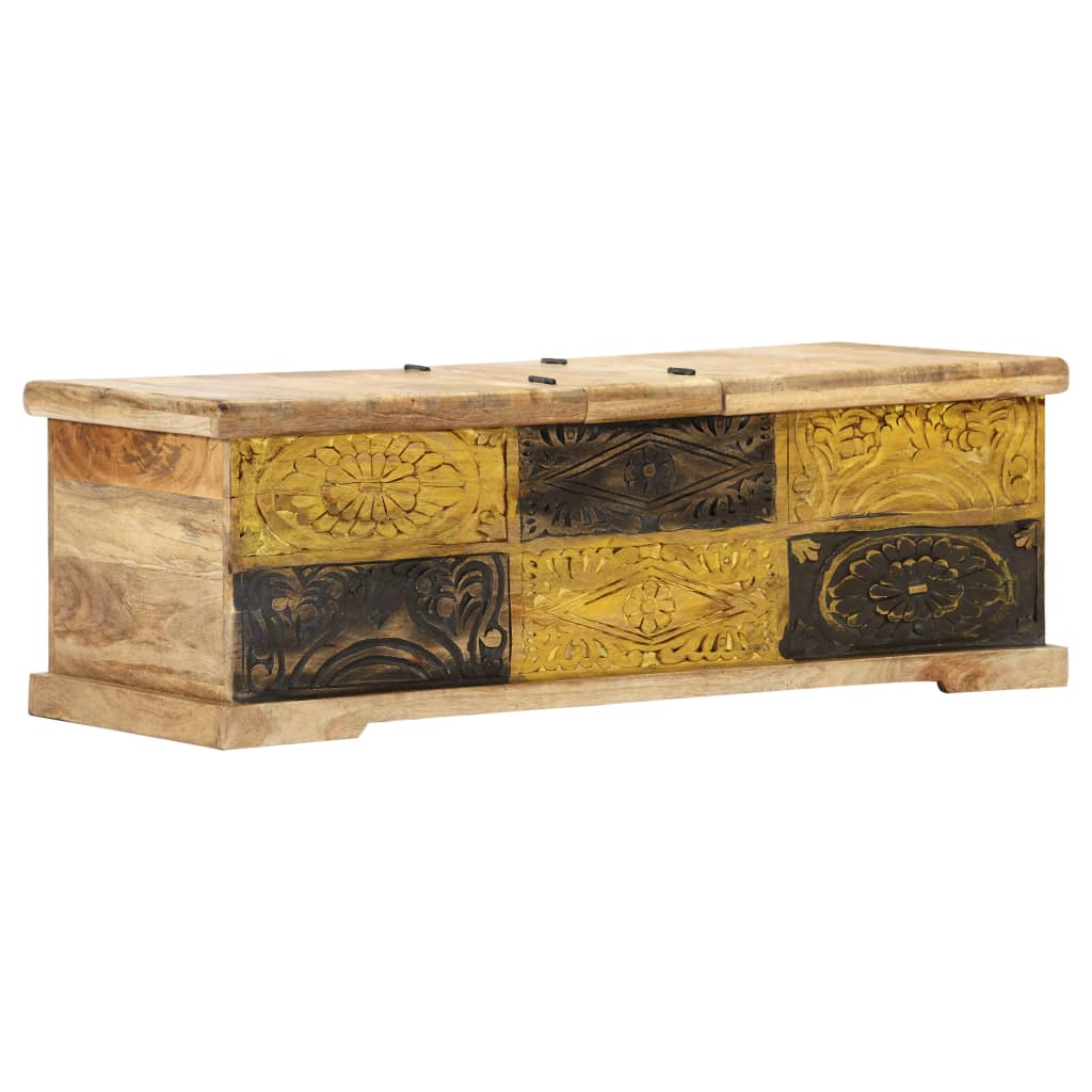 Salontafel 100x50x35 cm massief mangohout is nu te koop bij PeponiXL, paradijselijk wonen!