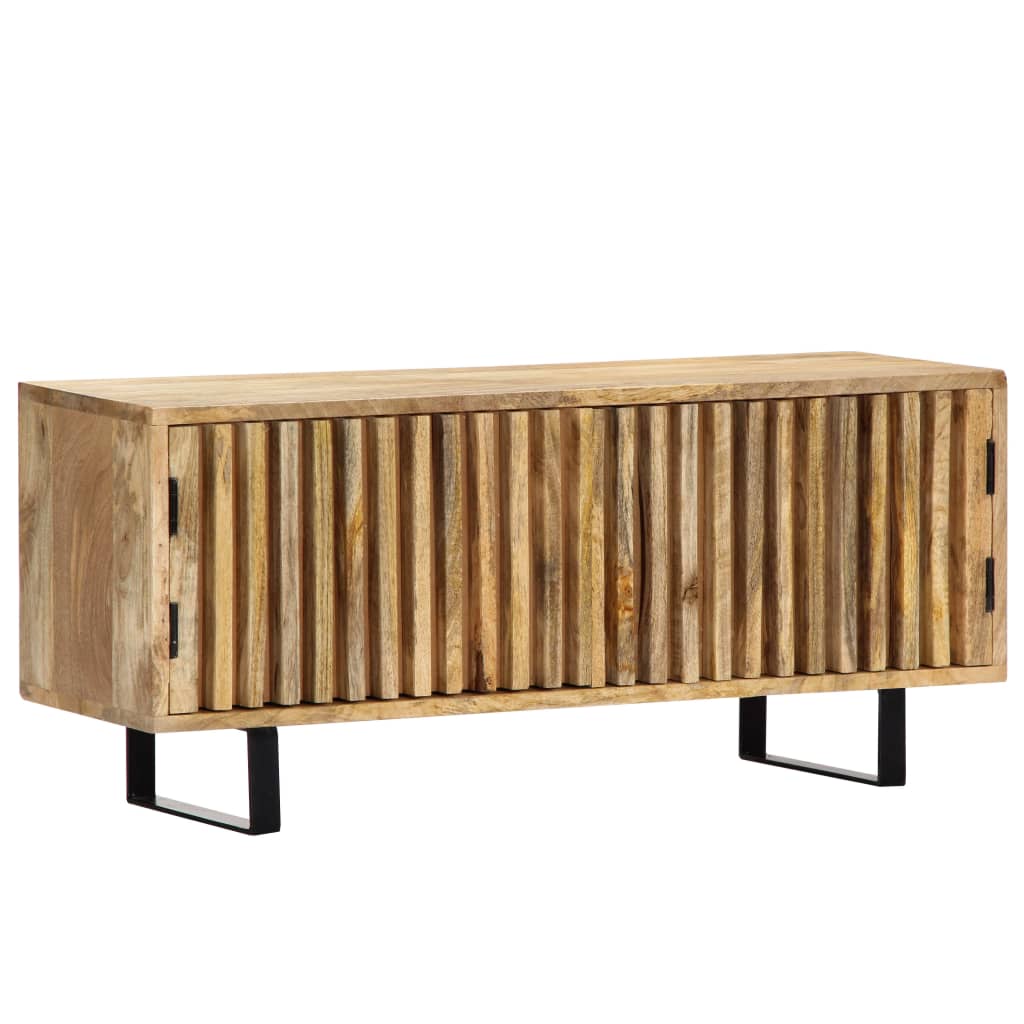Tv-meubel 90x30x40 cm massief mangohout is nu te koop bij PeponiXL, paradijselijk wonen!