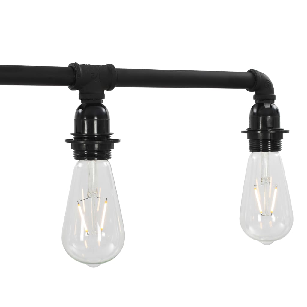 Plafondlamp 5xE27 zwart is nu te koop bij PeponiXL, paradijselijk wonen!