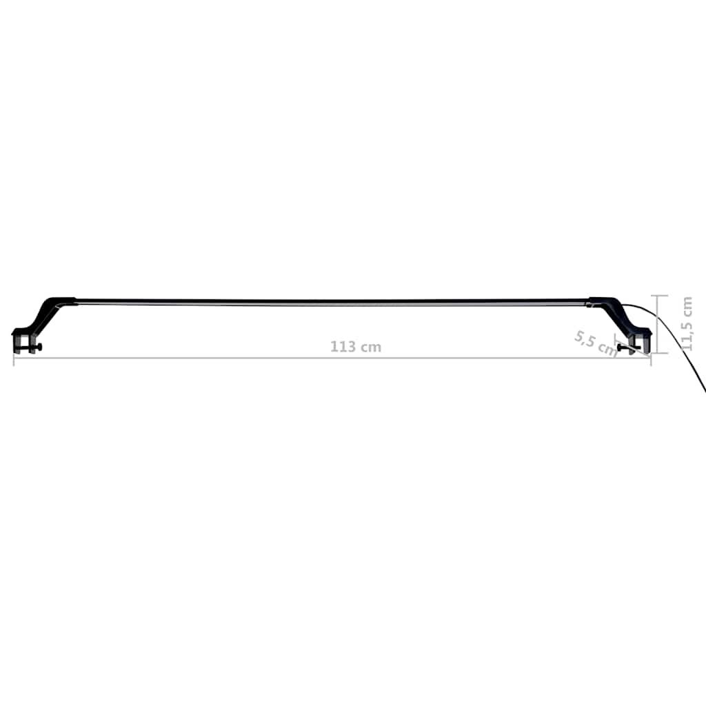 Aquariumlamp met klemmen LED 115-130 cm blauw en wit is nu te koop bij PeponiXL, paradijselijk wonen!