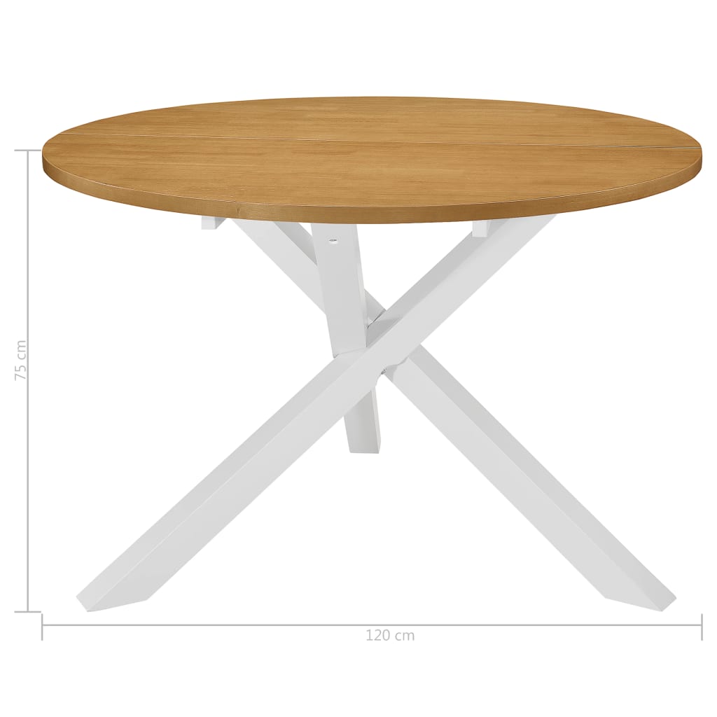 5-delige Eethoek MDF wit is nu te koop bij PeponiXL, paradijselijk wonen!