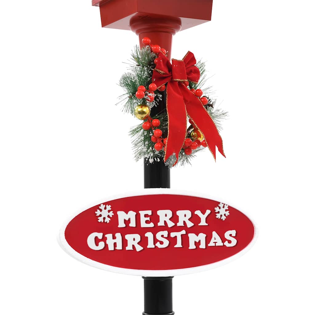 Straatlantaarn met kerstman LED 180 cm is nu te koop bij PeponiXL, paradijselijk wonen!