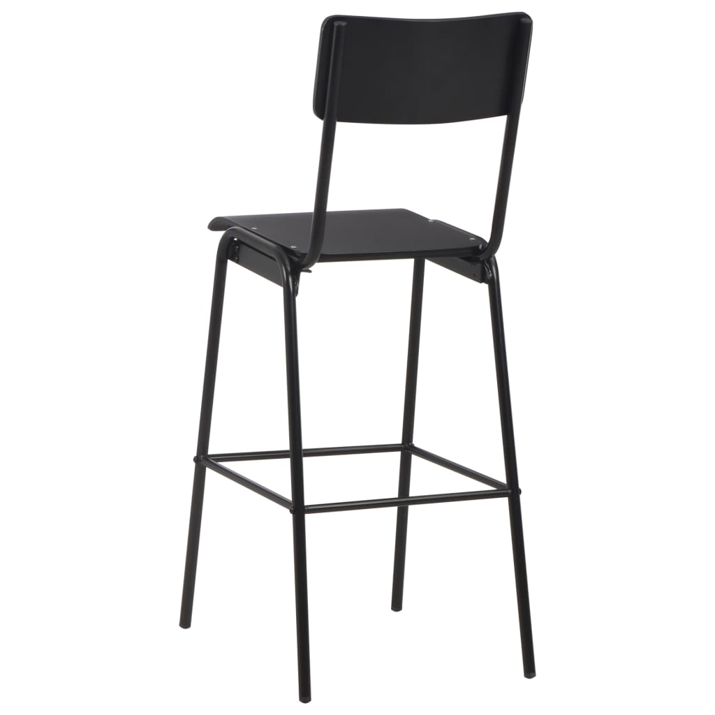 3-delige Barset staal zwart is nu te koop bij PeponiXL, paradijselijk wonen!