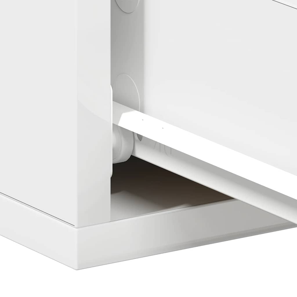 Nachtkastjes 2 st zwevend 40x30x15 cm bewerkt hout wit is nu te koop bij PeponiXL, paradijselijk wonen!