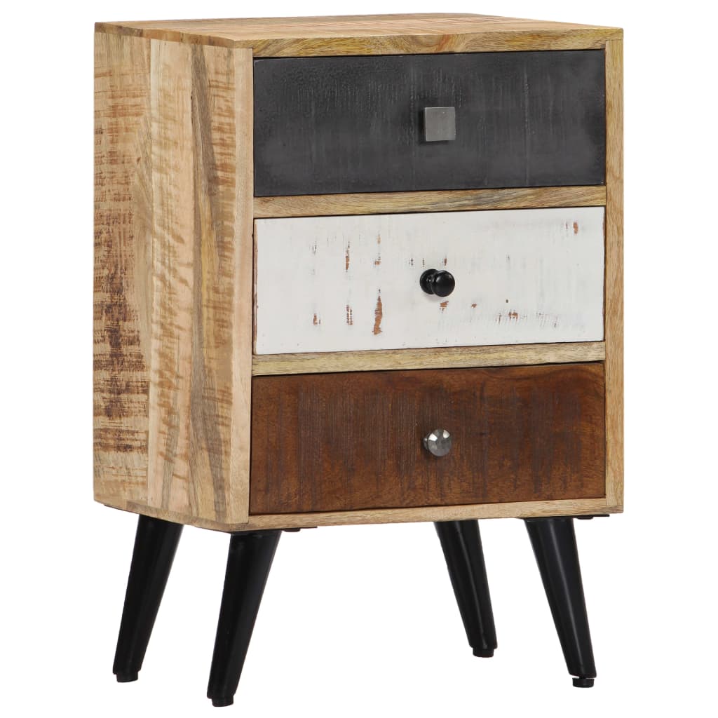 Nachtkastje 40x30x60 cm massief mangohout is nu te koop bij PeponiXL, paradijselijk wonen!