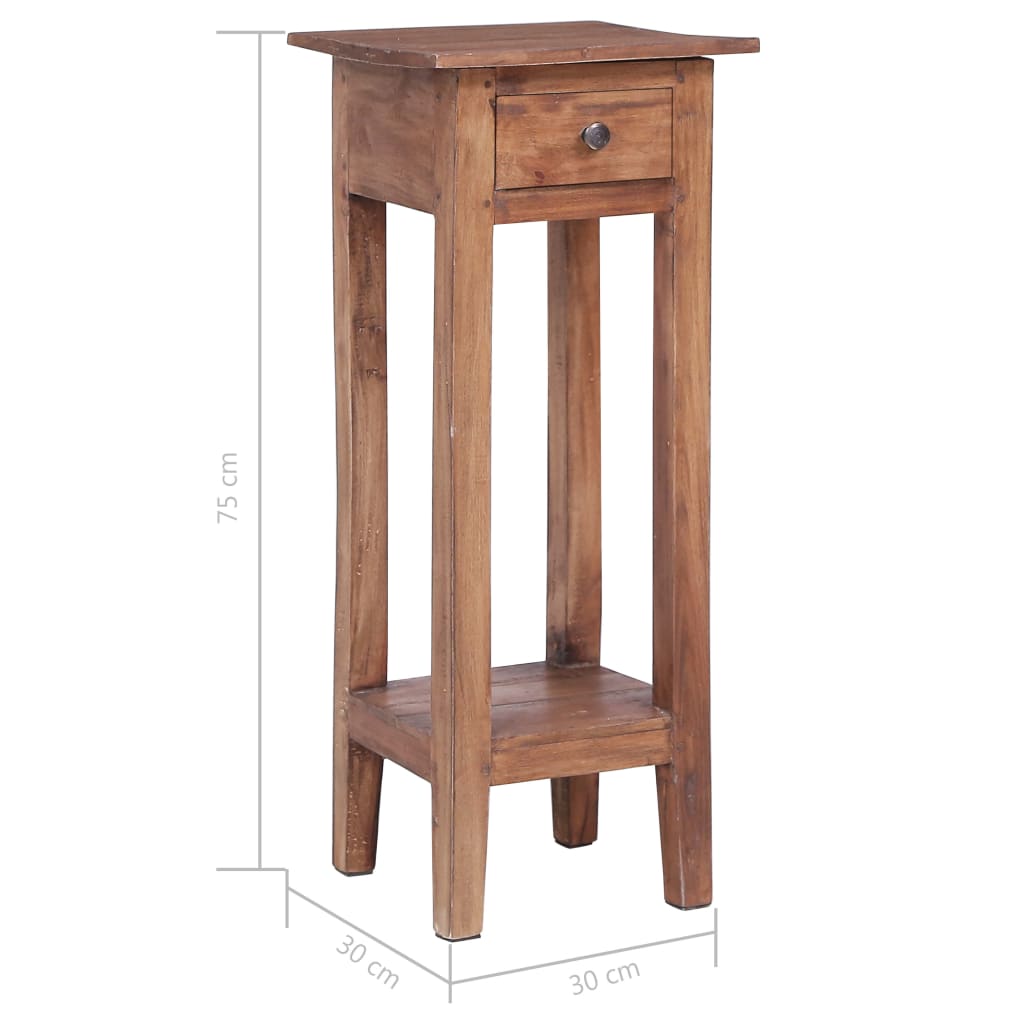 Plantenstandaard 30x30x75 cm massief mahoniehout is nu te koop bij PeponiXL, paradijselijk wonen!