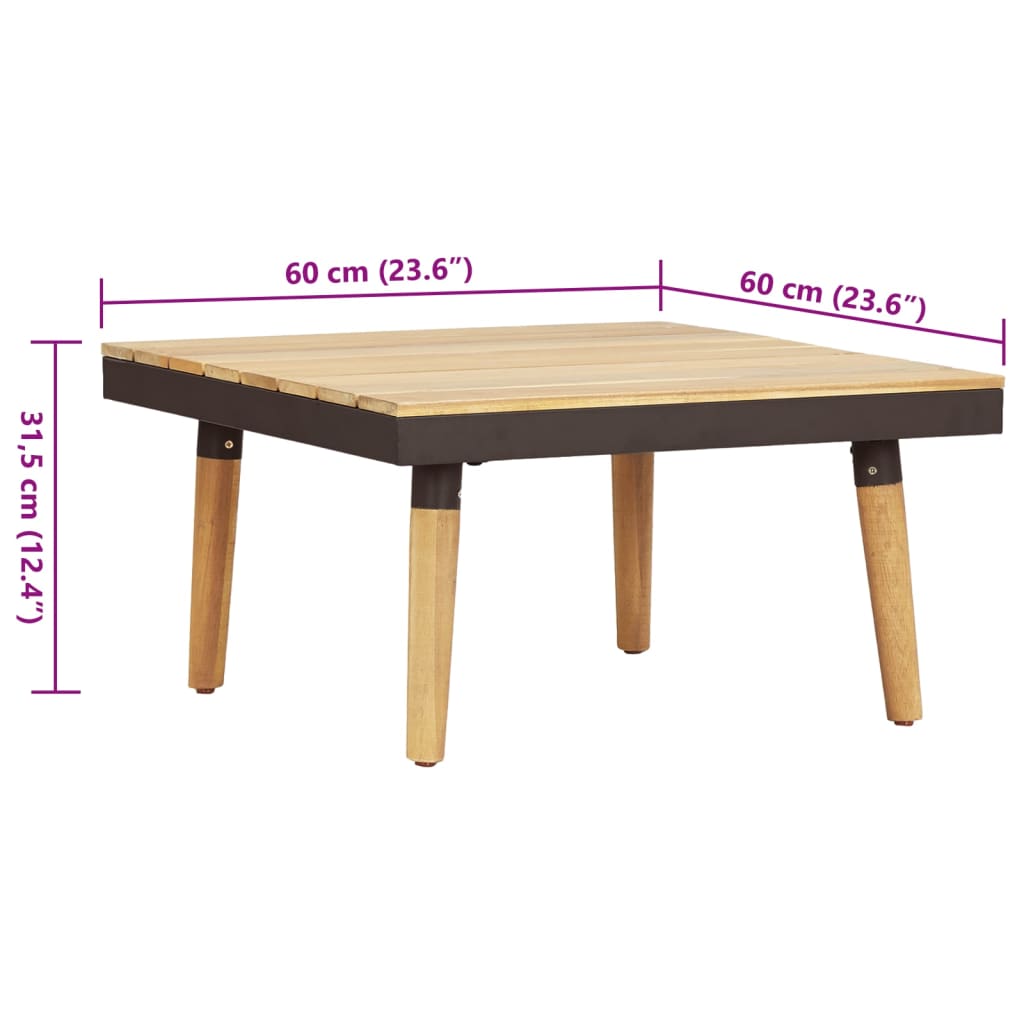 Loungeset 8-zits met kussens massief acaciahout is nu te koop bij PeponiXL, paradijselijk wonen!