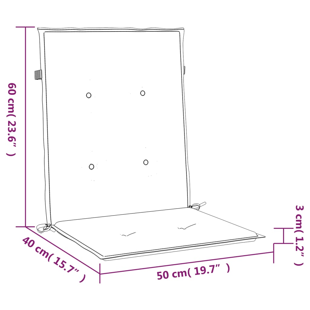 Tuinstoelkussens lage rug 2 st 100x50x3 cm oxford stof rood is nu te koop bij PeponiXL, paradijselijk wonen!