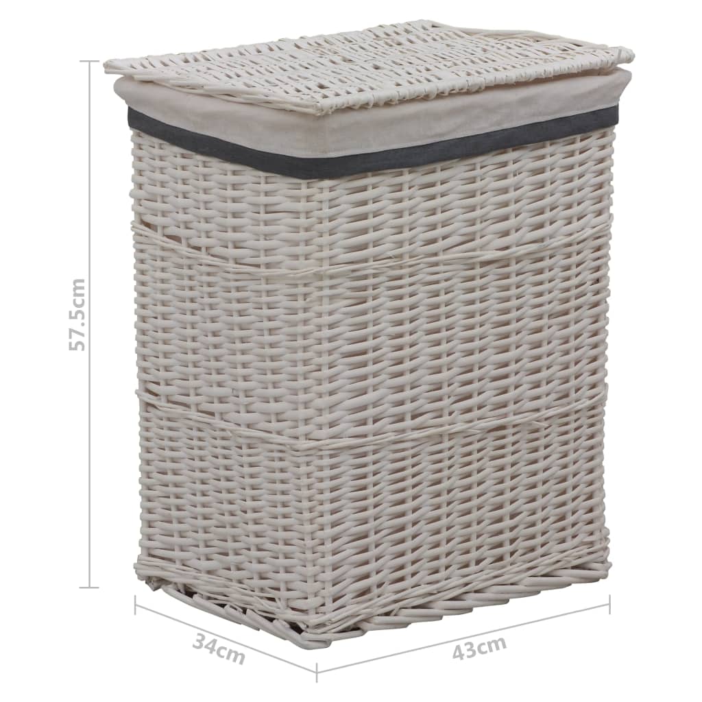 Wasmand wilgen wit is nu te koop bij PeponiXL, paradijselijk wonen!