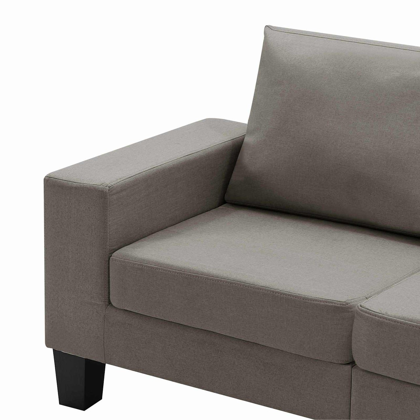 Bank Taupe Tweezitsbank Stof is nu te koop bij PeponiXL, paradijselijk wonen!