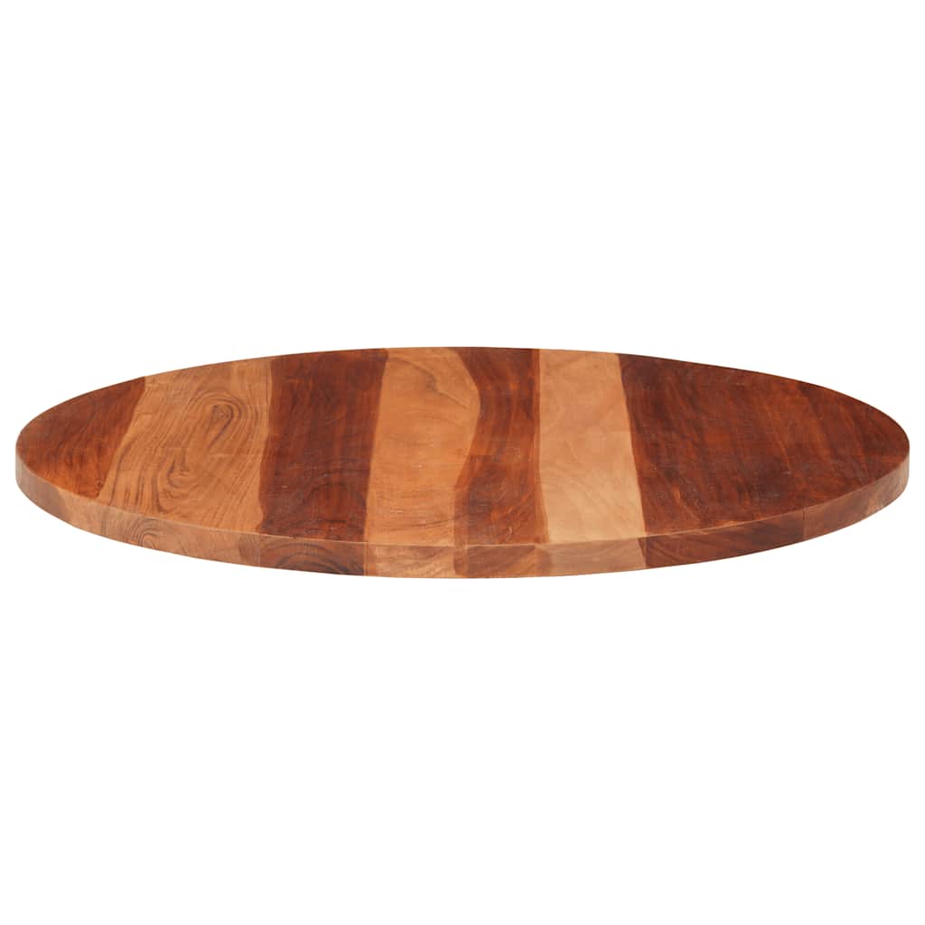 Tafelblad rond 25-27 mm 70 cm massief acaciahout is nu te koop bij PeponiXL, paradijselijk wonen!