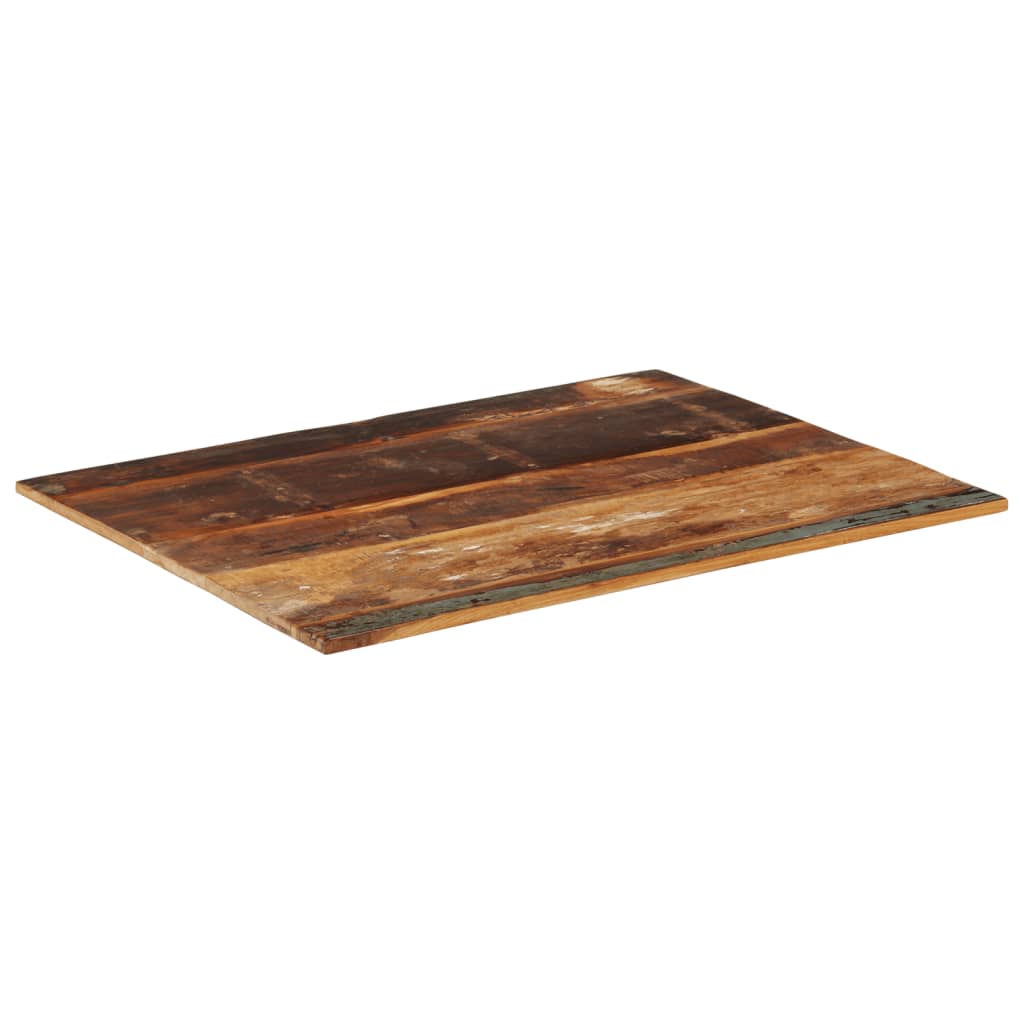 Tafelblad rechthoekig 15-16 mm 70x90 cm massief gerecycled hout is nu te koop bij PeponiXL, paradijselijk wonen!