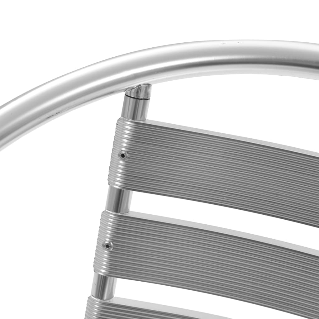 5-delige Tuinset aluminium zilverkleurig is nu te koop bij PeponiXL, paradijselijk wonen!