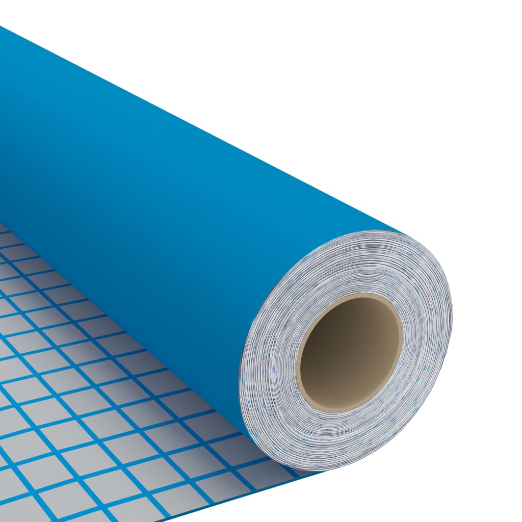 Meubelfolie zelfklevend 500x90 cm PVC azuurblauw is nu te koop bij PeponiXL, paradijselijk wonen!