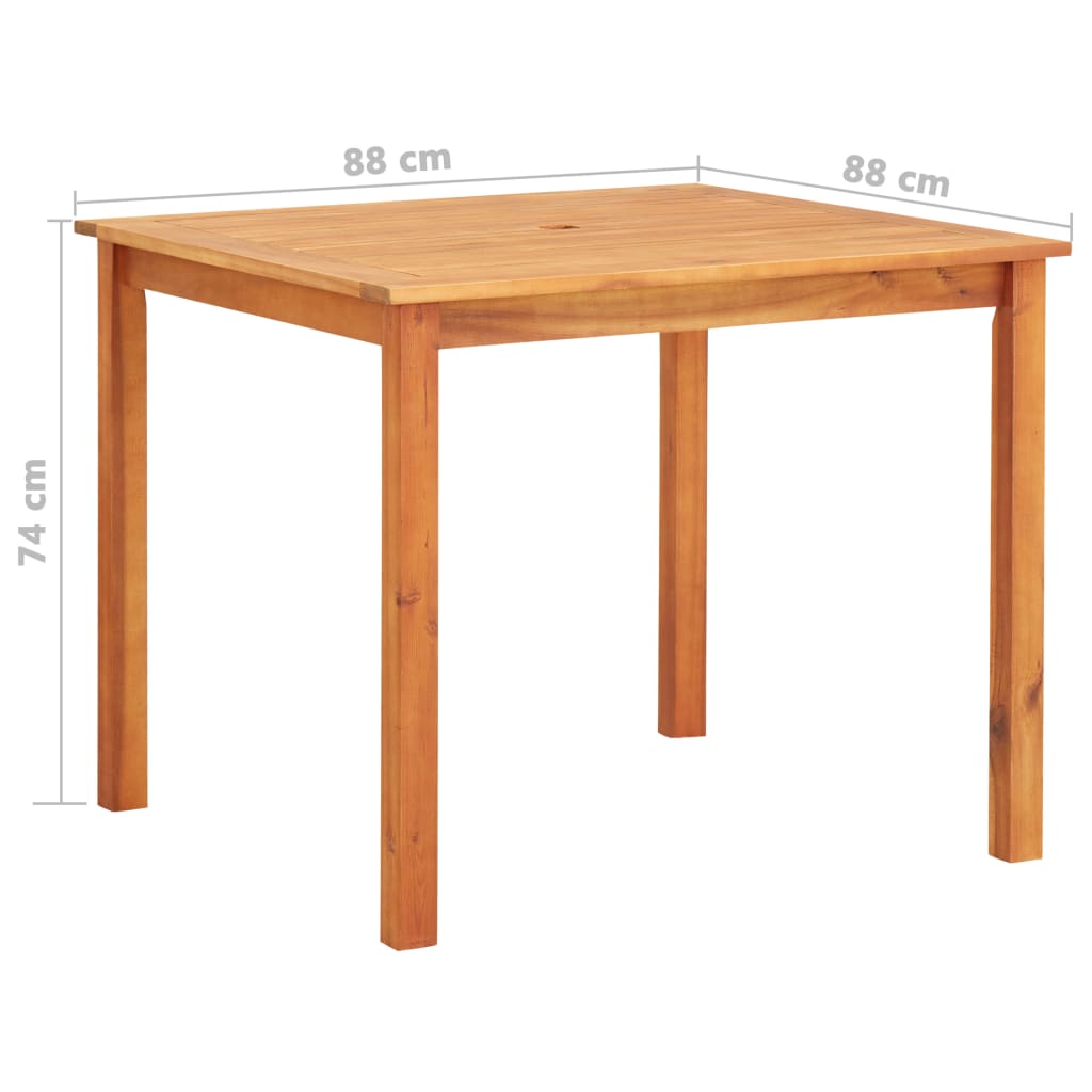 3-delige Tuinset met kussens massief acaciahout is nu te koop bij PeponiXL, paradijselijk wonen!