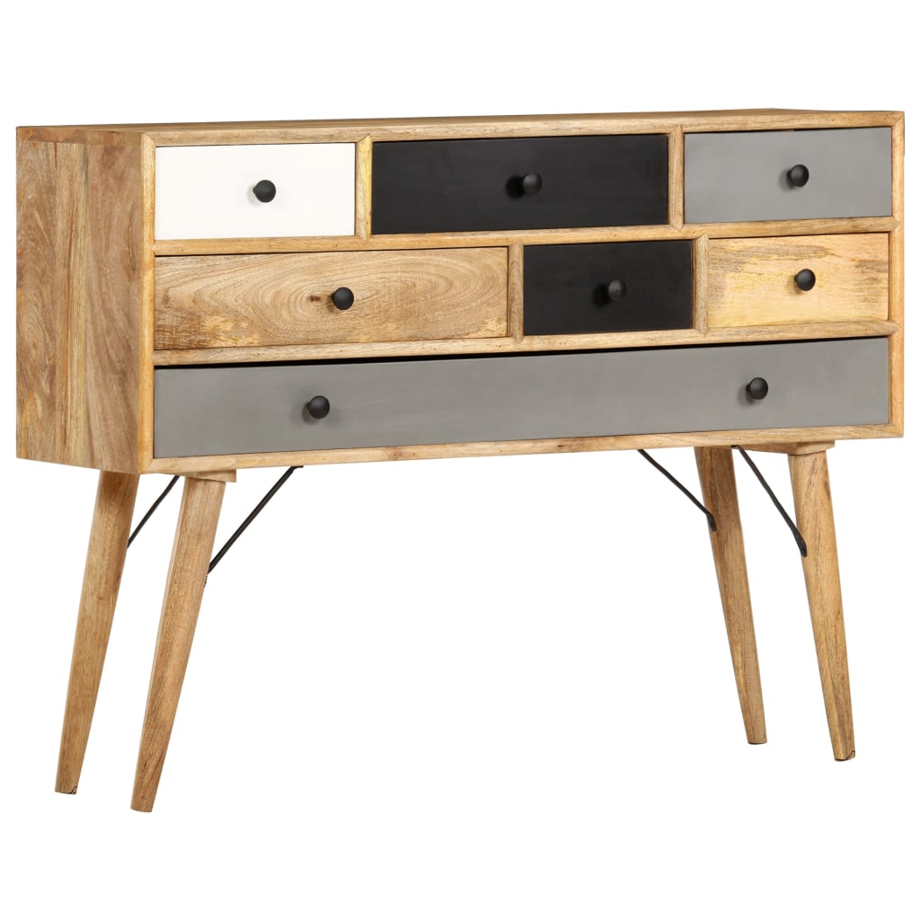 Dressoir 110x30x82 cm massief mangohout is nu te koop bij PeponiXL, paradijselijk wonen!