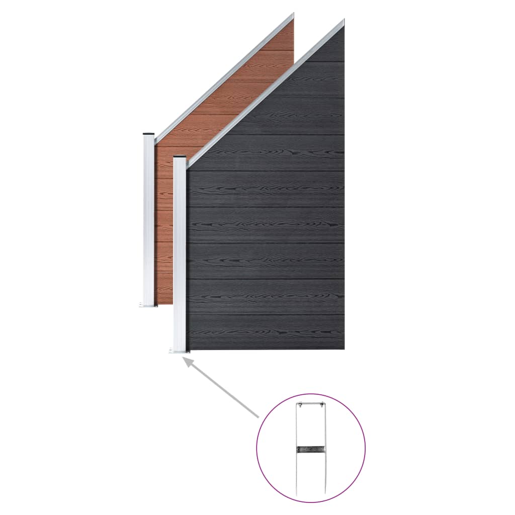 Grondpinnen voor HKC schutting 2 st 40 cm staal is nu te koop bij PeponiXL, paradijselijk wonen!