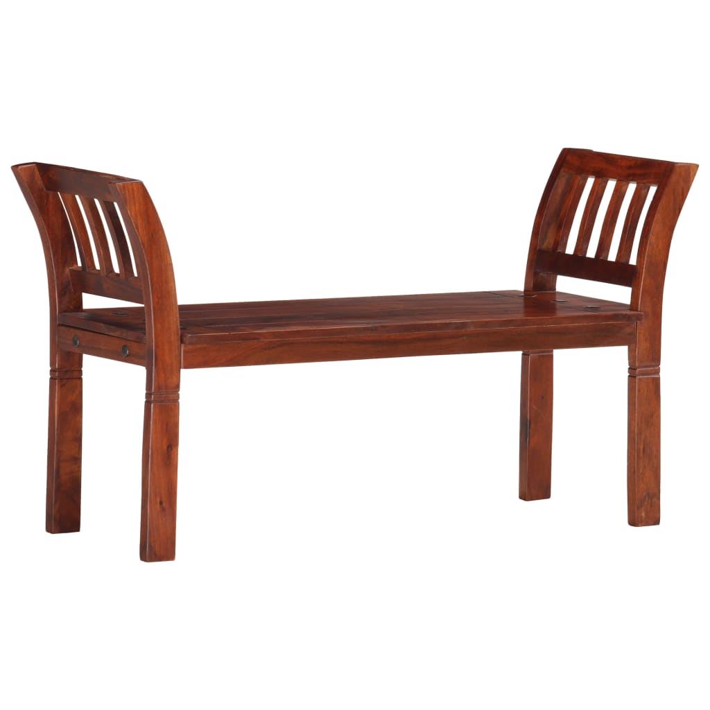 Bank 111 cm massief acaciahout is nu te koop bij PeponiXL, paradijselijk wonen!