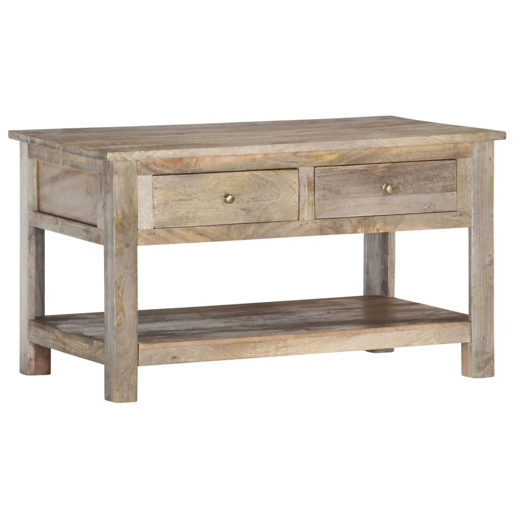 Salontafel 82x52x47 cm massief mangohout is nu te koop bij PeponiXL, paradijselijk wonen!