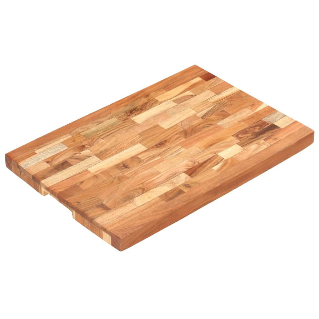 Hakblok 60x40x4 cm massief acaciahout is nu te koop bij PeponiXL, paradijselijk wonen!