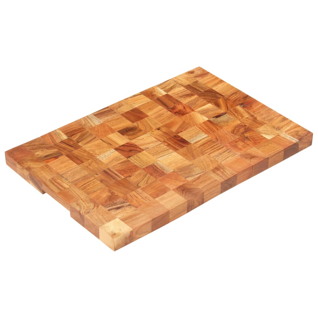Hakblok 60x40x3,8 cm massief acaciahout is nu te koop bij PeponiXL, paradijselijk wonen!
