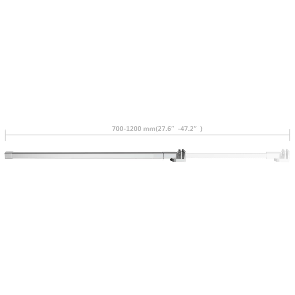 Stabilisatiestang voor badwand 70-120 cm roestvrij staal is nu te koop bij PeponiXL, paradijselijk wonen!
