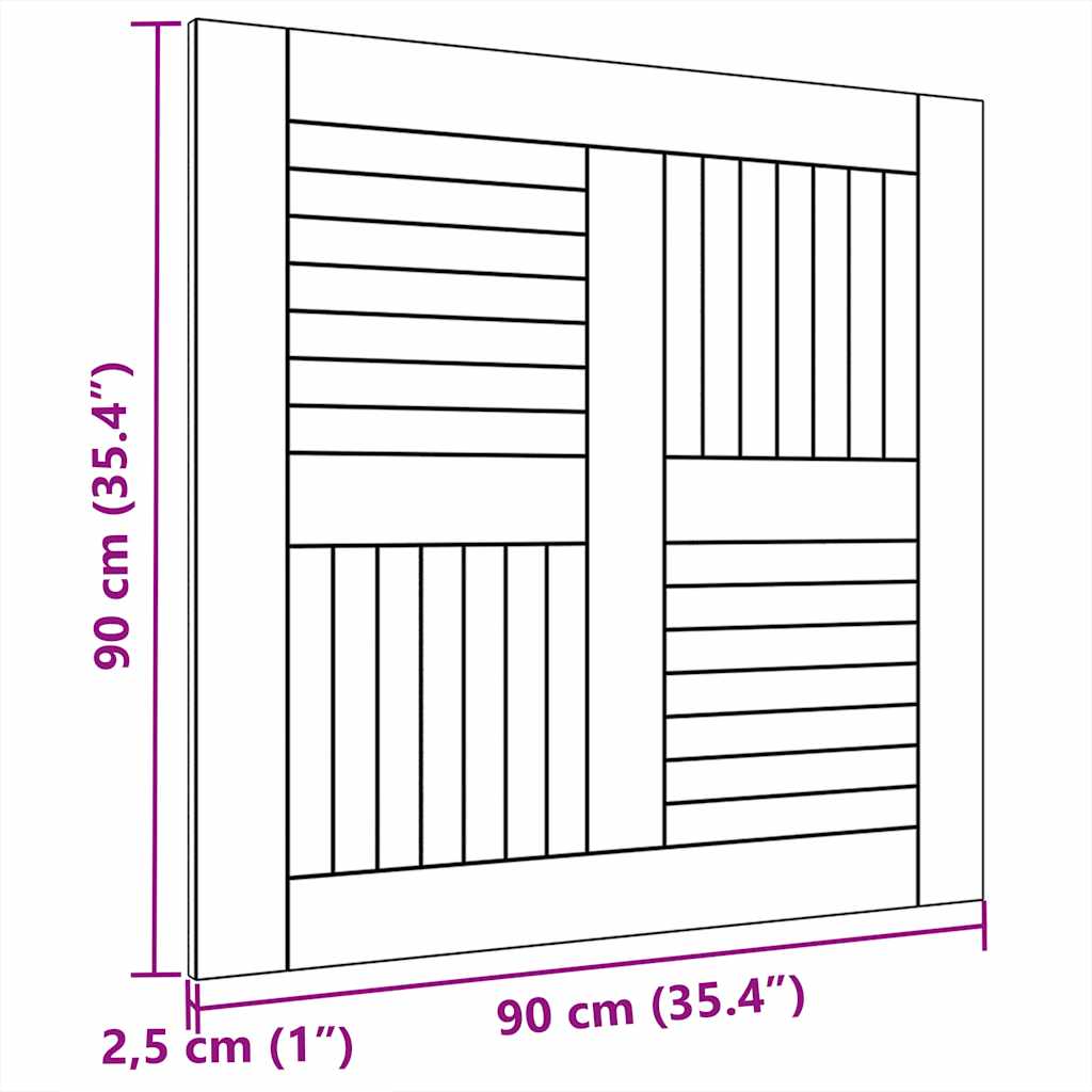 Tafelblad vierkant 90x90x2,5 cm massief teakhout is nu te koop bij PeponiXL, paradijselijk wonen!