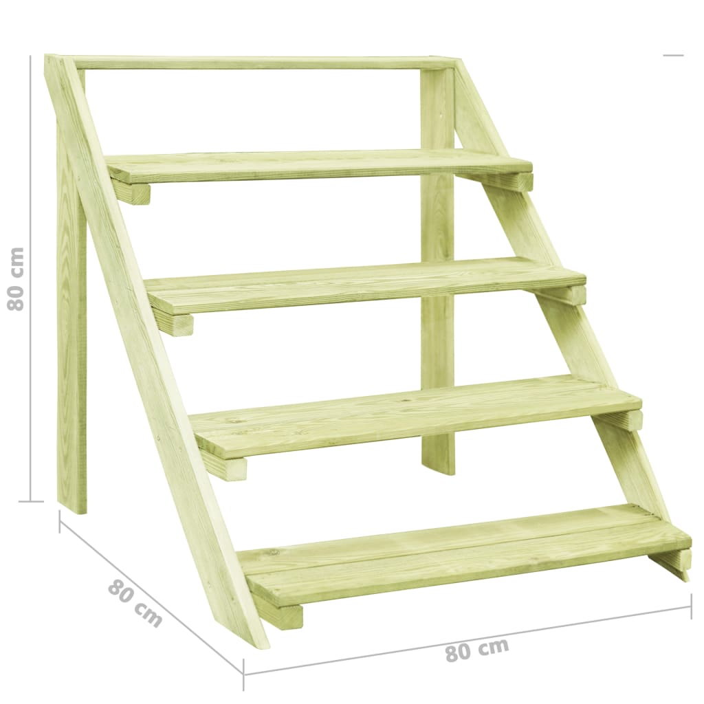 Plantenstandaard 80x80x80 cm geïmpregneerd grenenhout is nu te koop bij PeponiXL, paradijselijk wonen!