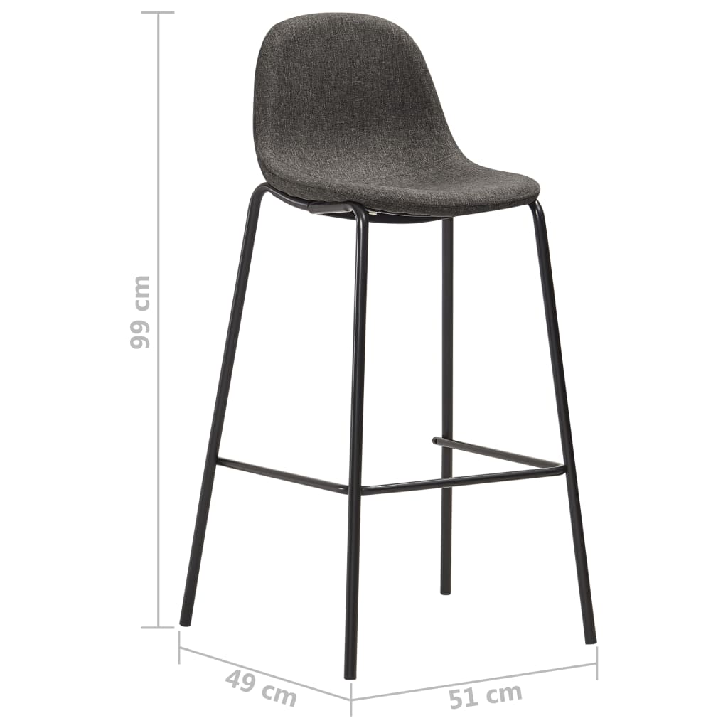 3-delige Barset stof donkergrijs is nu te koop bij PeponiXL, paradijselijk wonen!