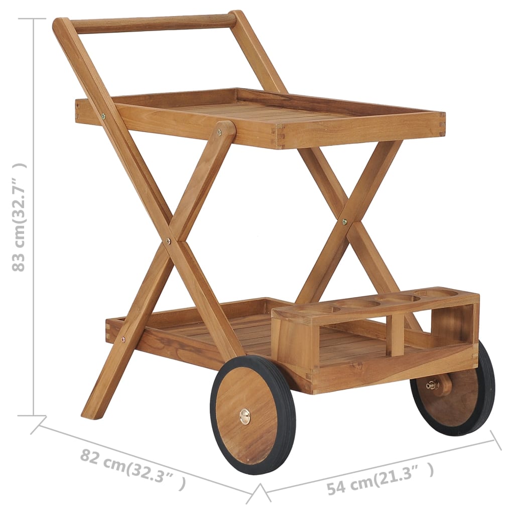 Theewagen massief teakhout is nu te koop bij PeponiXL, paradijselijk wonen!