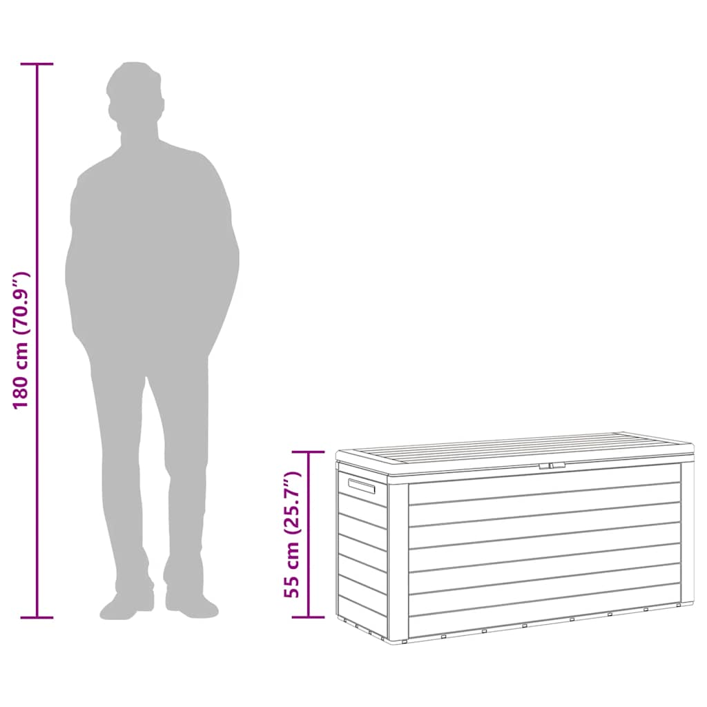 Tuinbox 78x44x55 cm bruin is nu te koop bij PeponiXL, paradijselijk wonen!
