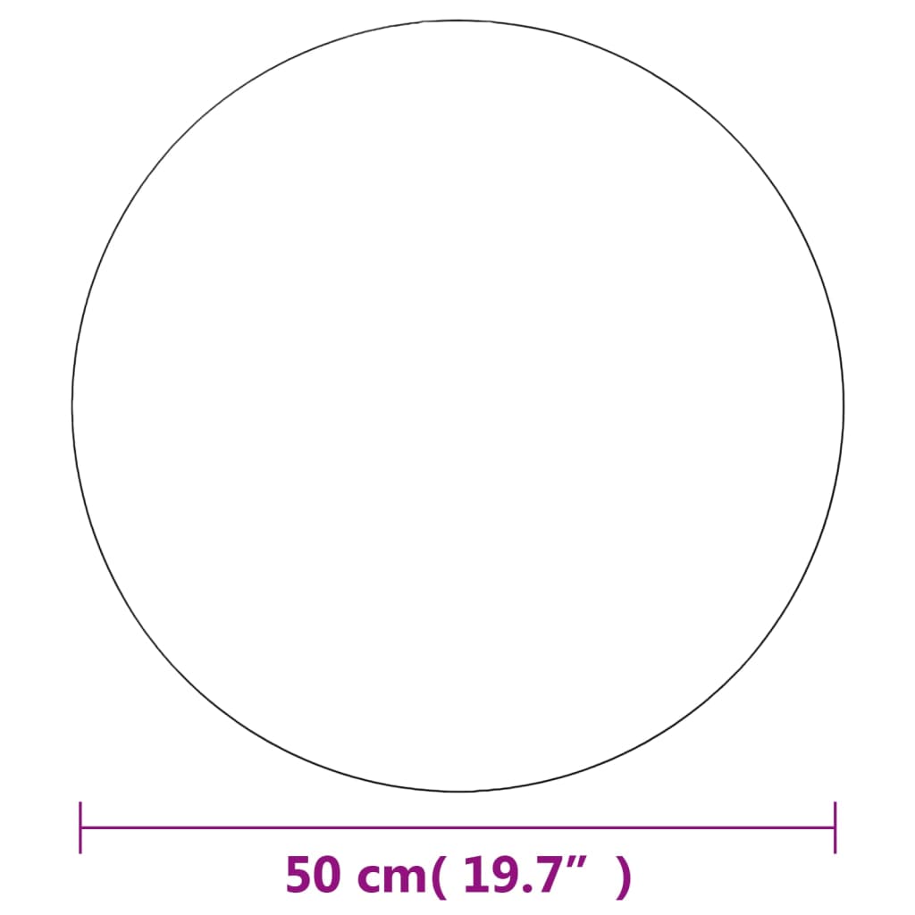 Wandspiegels 2 st rond 50 cm glas is nu te koop bij PeponiXL, paradijselijk wonen!