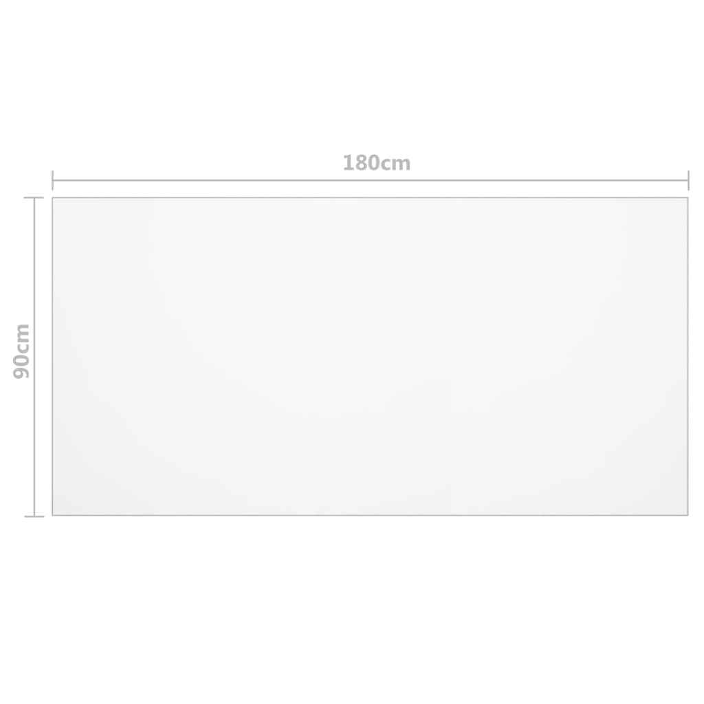 Tafelbeschermer 180x90 cm 1,6 mm PVC mat is nu te koop bij PeponiXL, paradijselijk wonen!