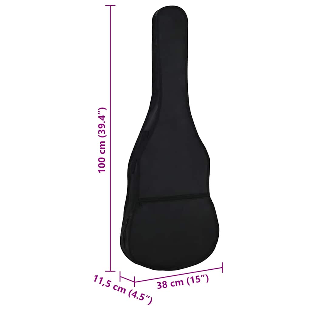 Gitaartas voor 4/4 (39") klassieke gitaar 100x37 cm stof zwart is nu te koop bij PeponiXL, paradijselijk wonen!