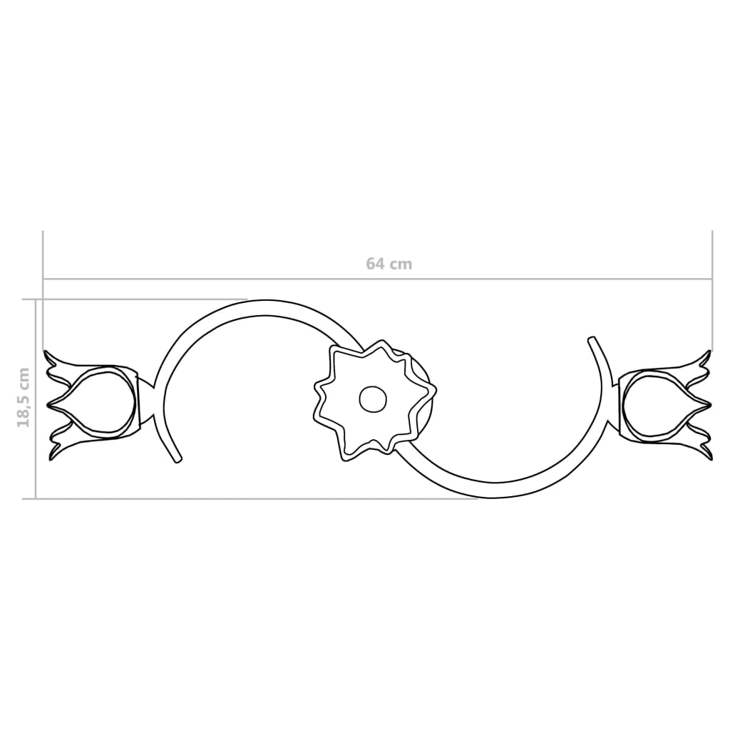 Plafondlamp met glazen tulpvormige kappen 3xE14 transparant is nu te koop bij PeponiXL, paradijselijk wonen!