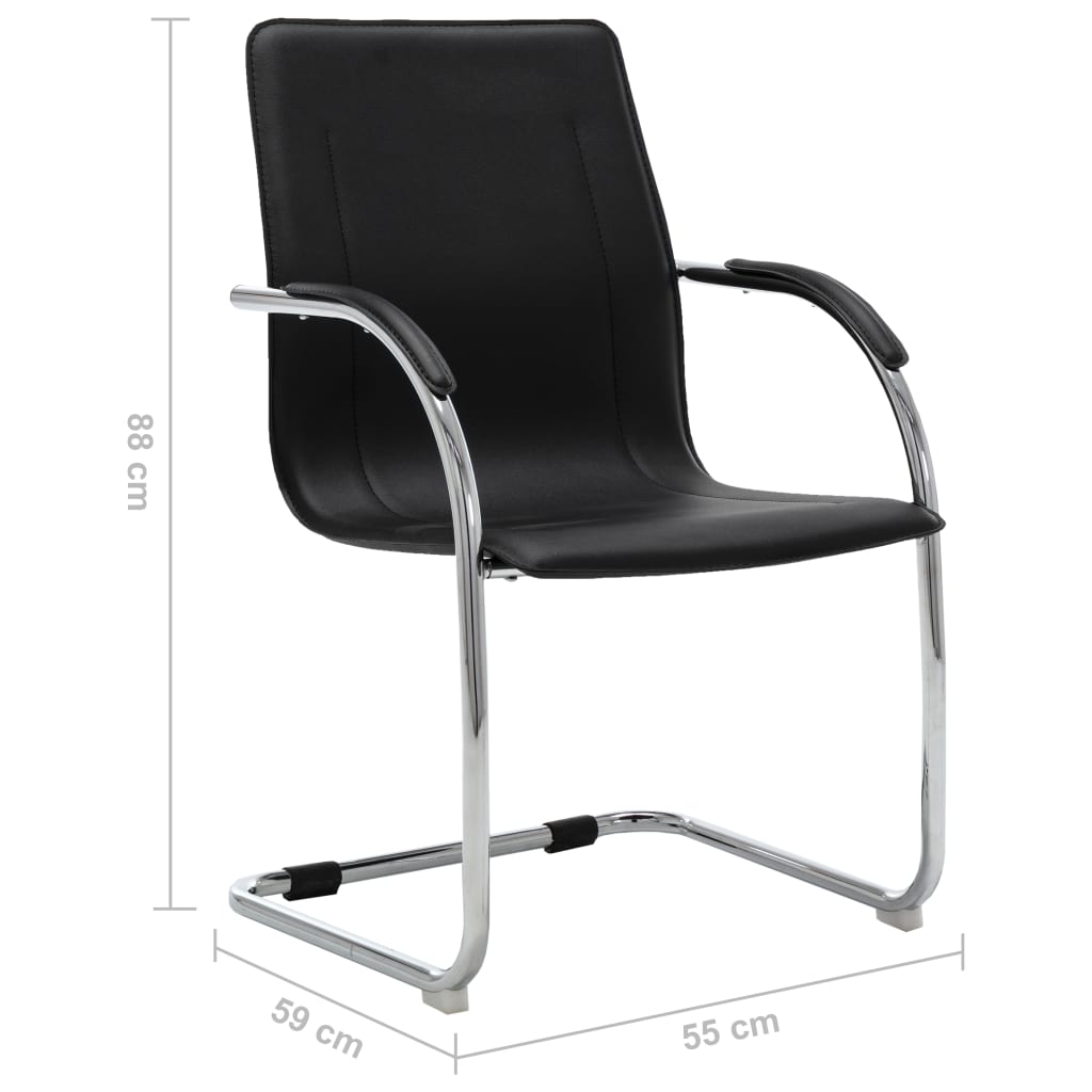 Kantoorstoel kunstleer zwart is nu te koop bij PeponiXL, paradijselijk wonen!