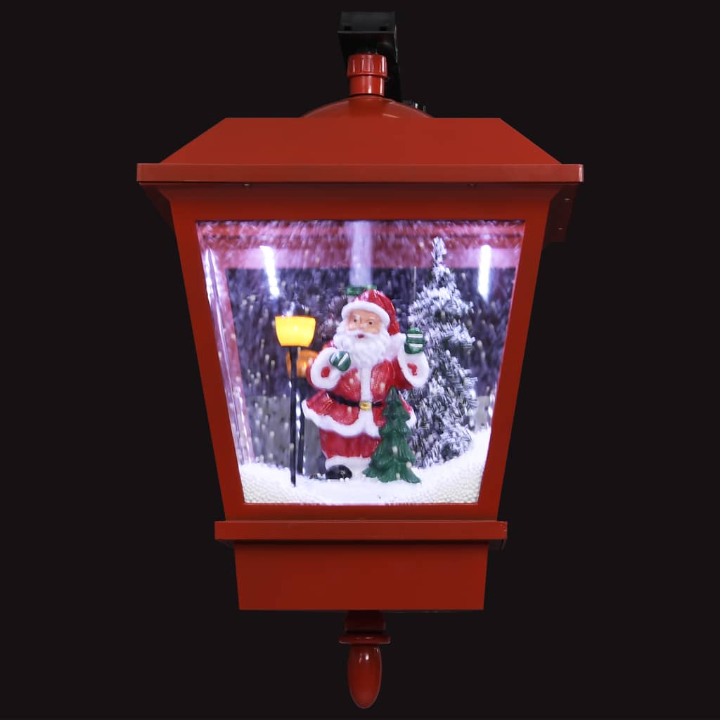 Kerstwandlamp met LED-lampjes en kerstman 40x27x45 cm rood is nu te koop bij PeponiXL, paradijselijk wonen!