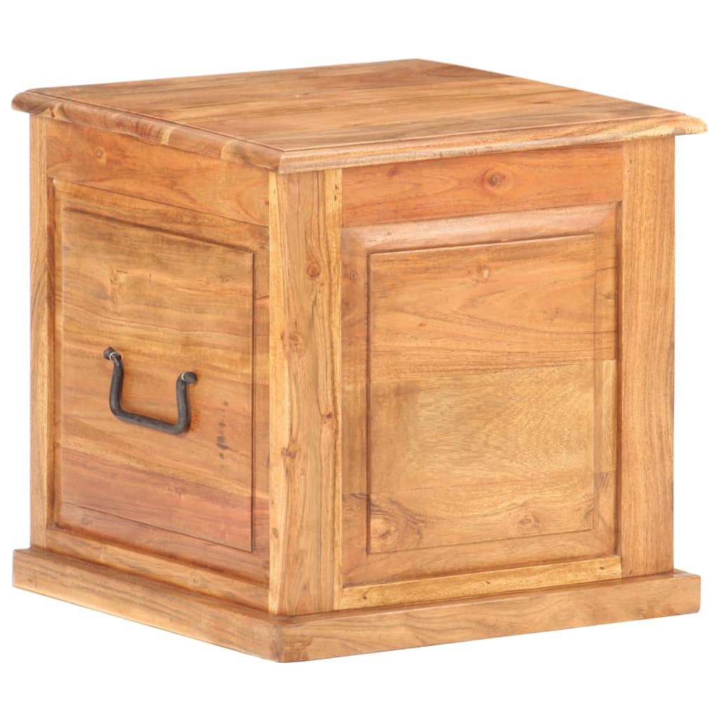 Kist 40x40x40 cm massief acaciahout is nu te koop bij PeponiXL, paradijselijk wonen!