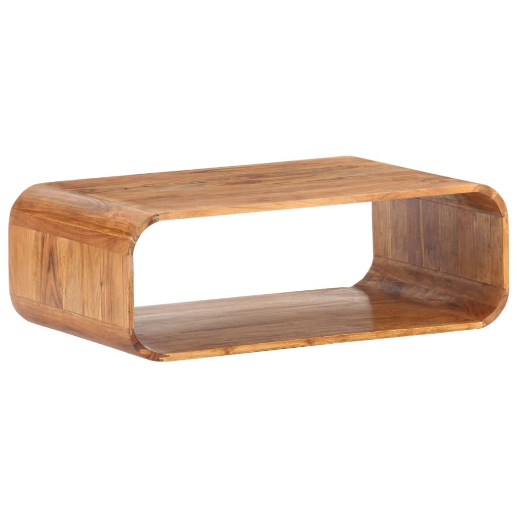 Salontafel 90x50x30 cm massief acaciahout is nu te koop bij PeponiXL, paradijselijk wonen!