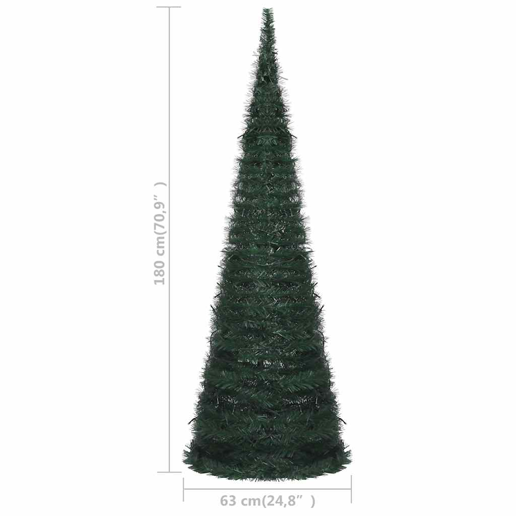 Kunstkerstboom met verlichting pop-up 180 cm groen is nu te koop bij PeponiXL, paradijselijk wonen!