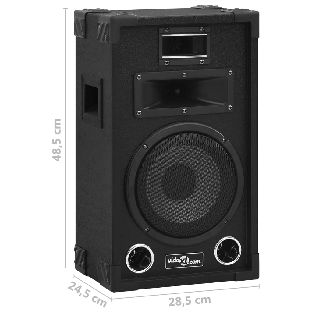 Hifi-podiumluidsprekers 2 st passief professioneel 800 W zwart is nu te koop bij PeponiXL, paradijselijk wonen!