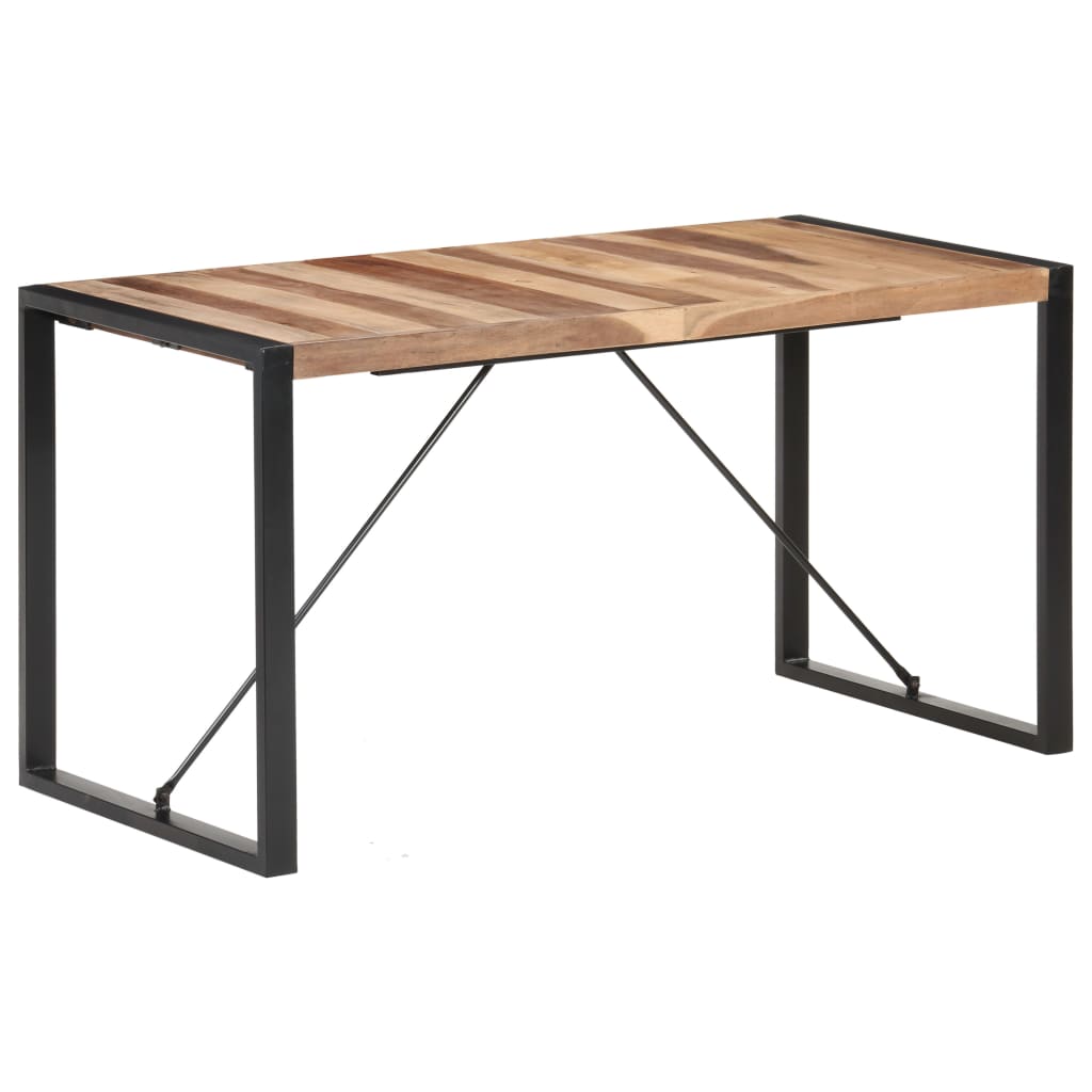 Eettafel 140x70x75 cm massief hout is nu te koop bij PeponiXL, paradijselijk wonen!