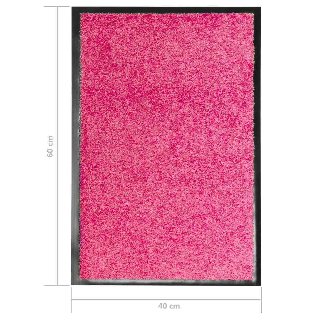 Deurmat wasbaar 40x60 cm roze is nu te koop bij PeponiXL, paradijselijk wonen!