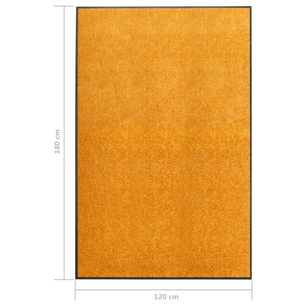 Deurmat wasbaar 120x180 cm oranje is nu te koop bij PeponiXL, paradijselijk wonen!