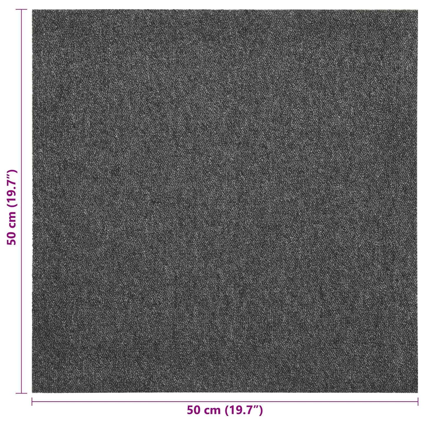 Tapijt 20 pcs Antraciet 50 x 50 cm 100% Polypropyleen is nu te koop bij PeponiXL, paradijselijk wonen!