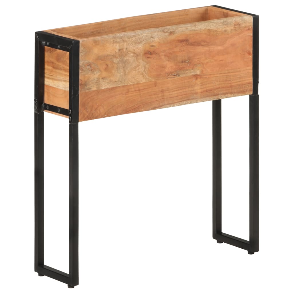 Plantenbak 60x20x68 cm massief acaciahout is nu te koop bij PeponiXL, paradijselijk wonen!