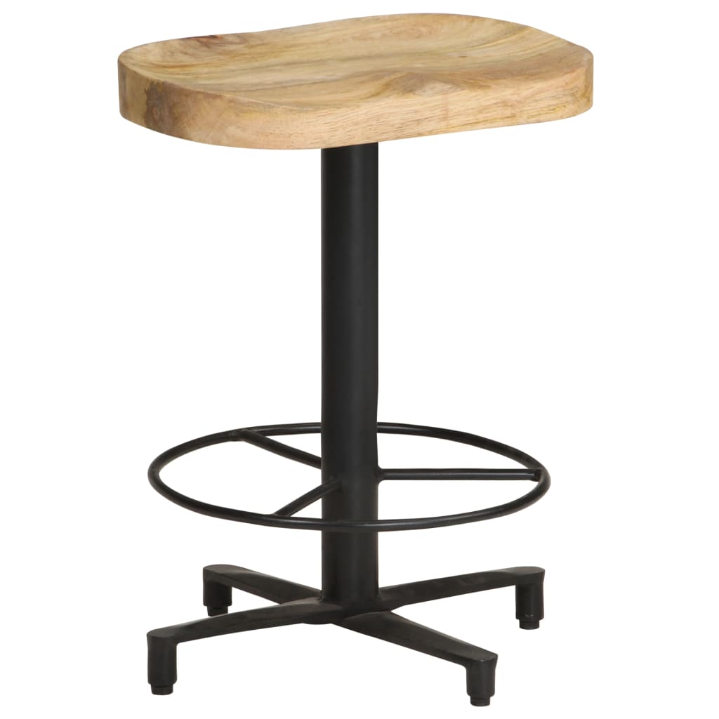 Barkrukken 2 st 52 cm massief mangohout is nu te koop bij PeponiXL, paradijselijk wonen!