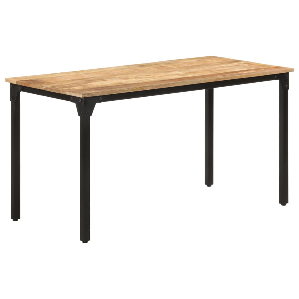 Eettafel 140x70x76 cm ruw mangohout is nu te koop bij PeponiXL, paradijselijk wonen!